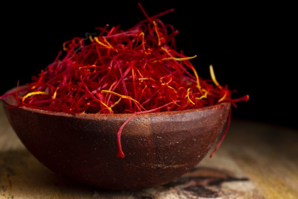 Traditional saffron drying process in Azerbaijan